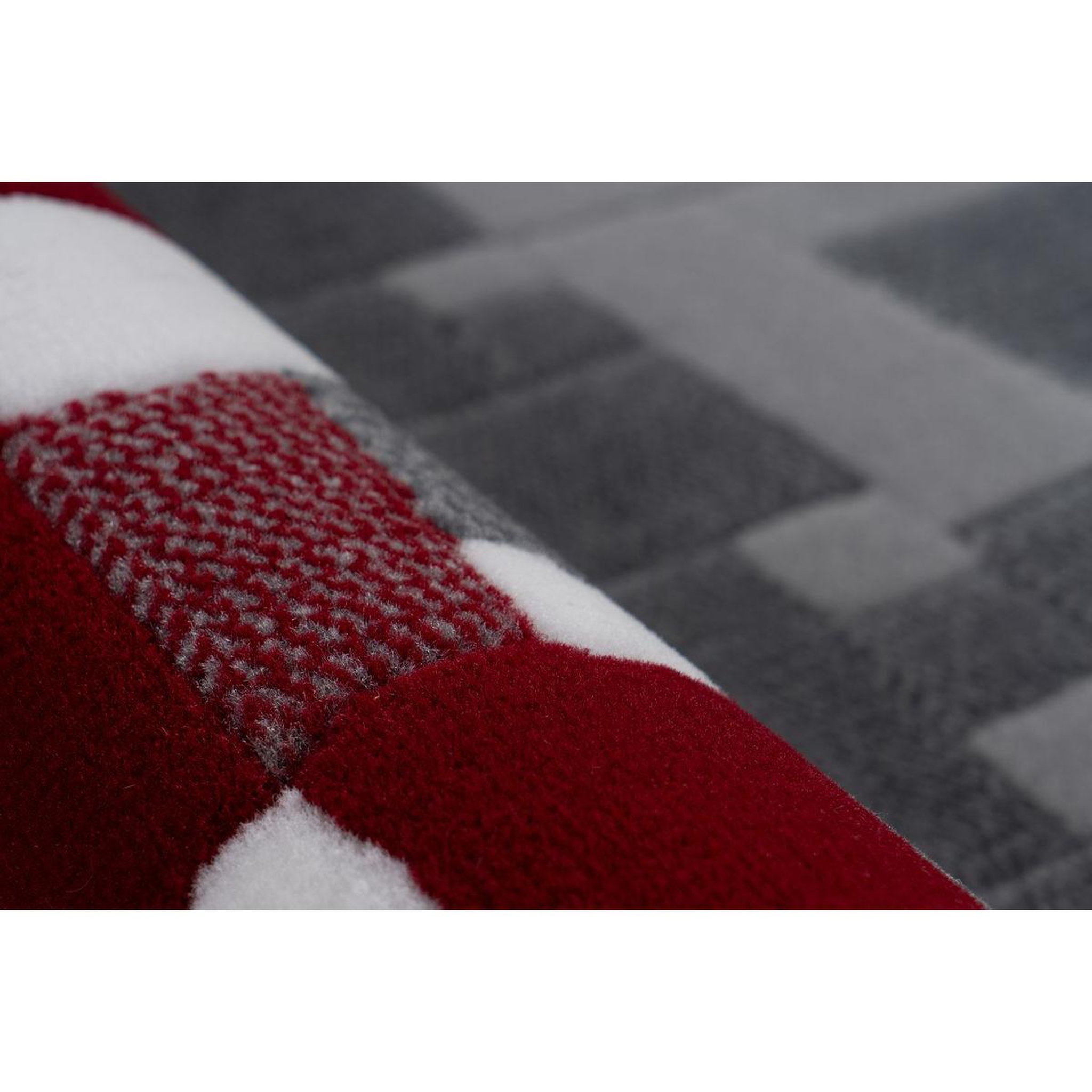 Voir la diapositive 3 : Paris Prix Tapis mosaïque à poils courts  vancouver ii  rouge