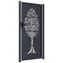 Voir la diapositive 4 : VIDAXL Portail de jardin anthracite 105x205cm acier conception d'arbre