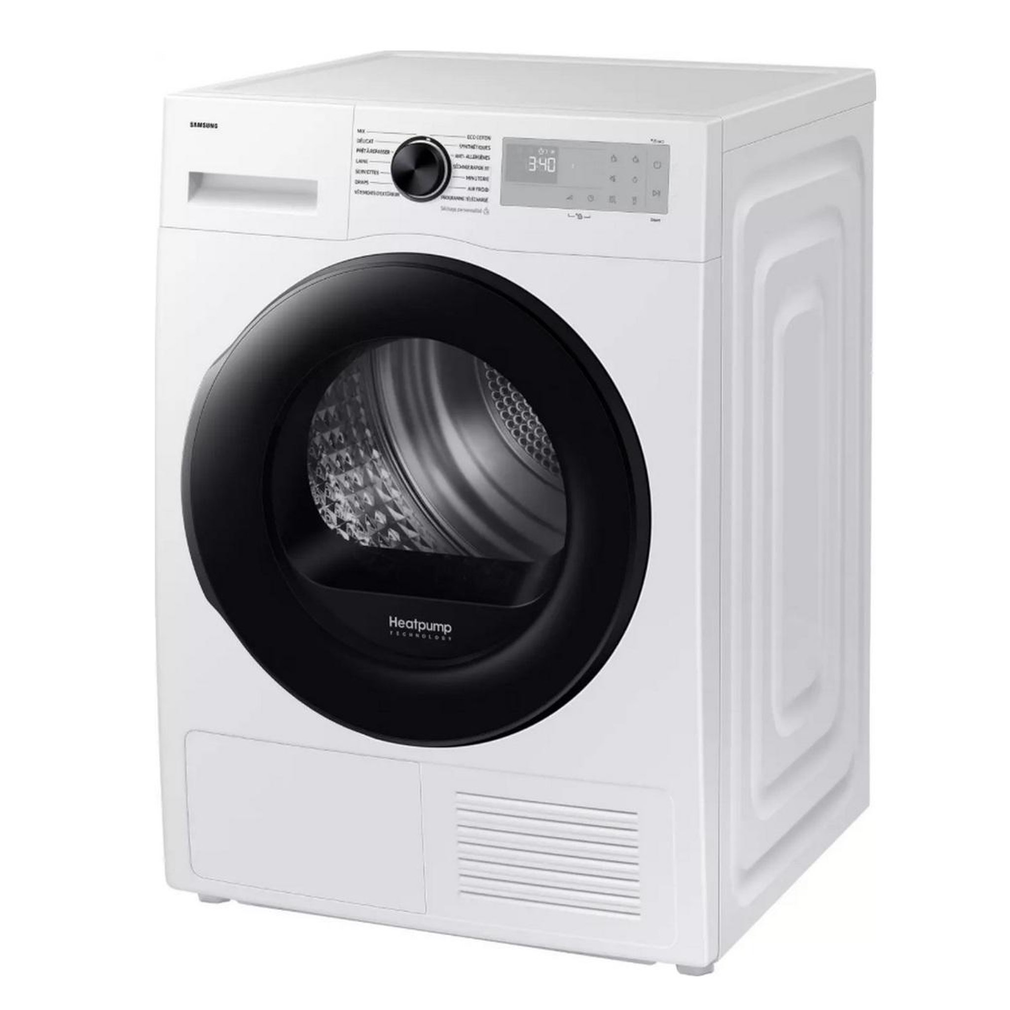 Voir la diapositive 4 : Samsung Sèche-linge pompe à chaleur 60cm 8kg blanc - dv80dg52b0ah