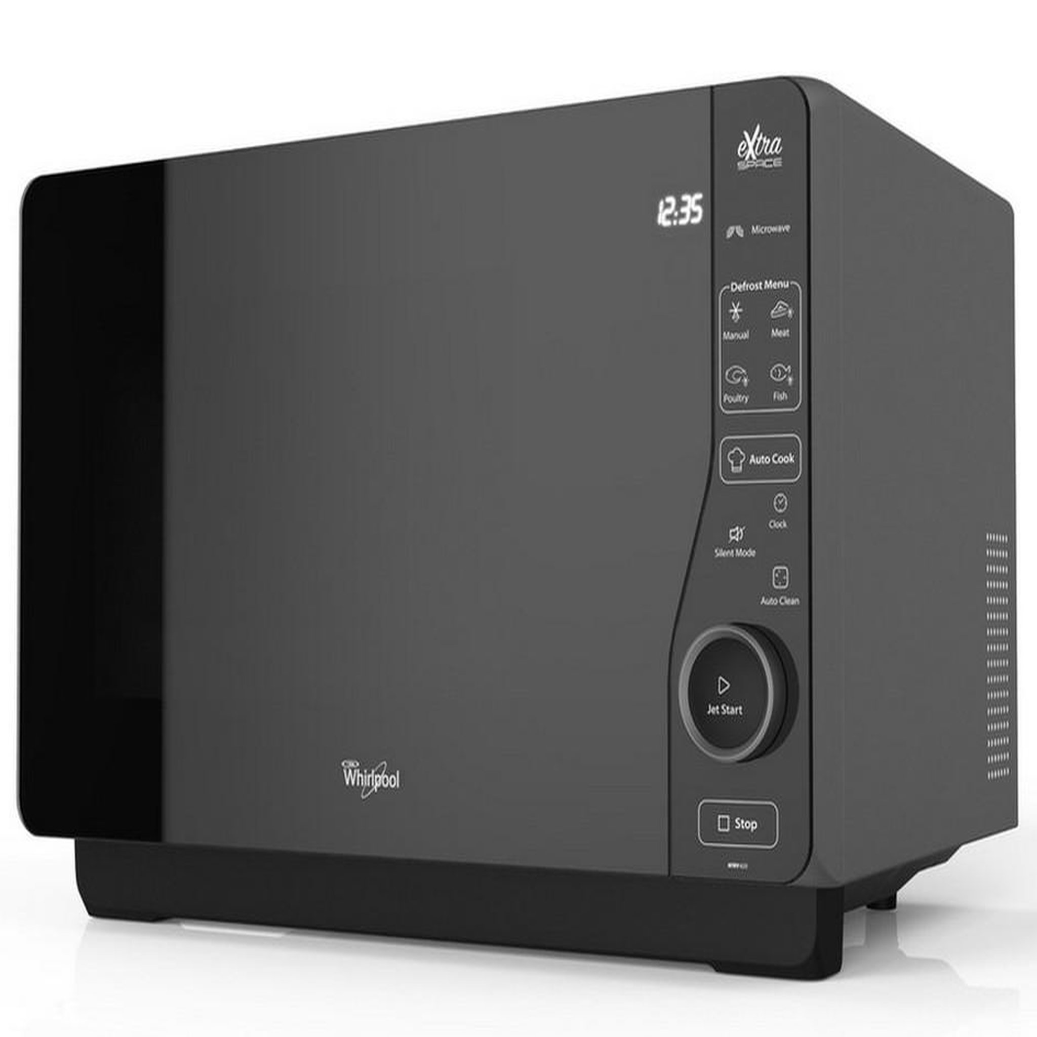 Voir la diapositive 2 : Whirlpool Micro-ondes solo 25l 800w noir - mwf420nb