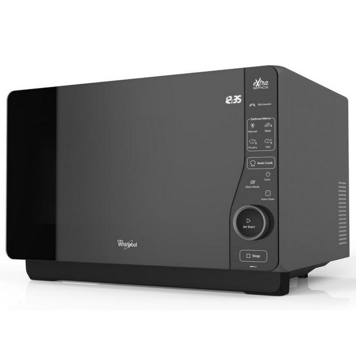 Whirlpool Micro-ondes solo 25l 800w noir - mwf420nb