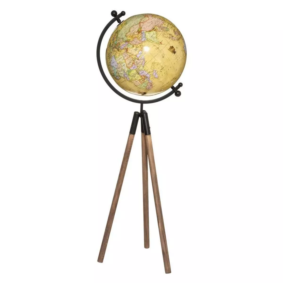 ATMOSPHERA Globe terrestre géant sur trépied Wild H75 cm
