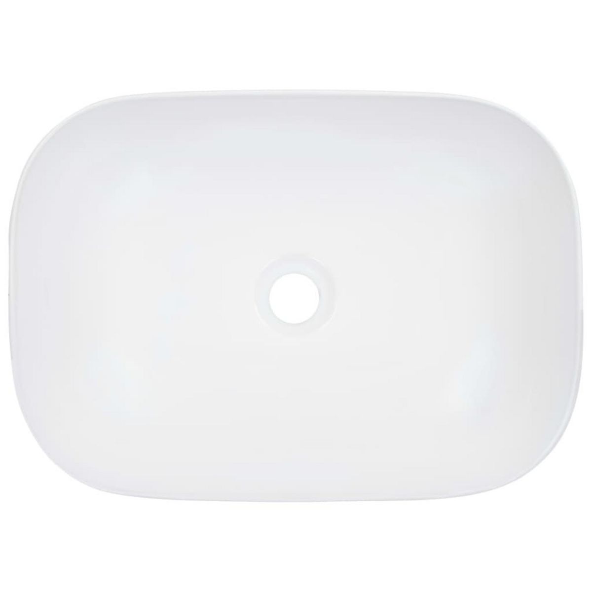 VIDAXL Lavabo 45,5x32x13 cm Ceramique Blanc