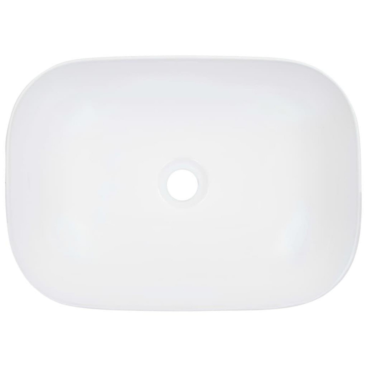 VIDAXL Lavabo 45,5x32x13 cm Ceramique Blanc