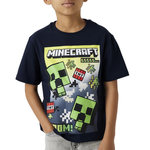 NAME IT T shirt  Garçon  Name it Minecraft. Coloris disponibles : Bleu