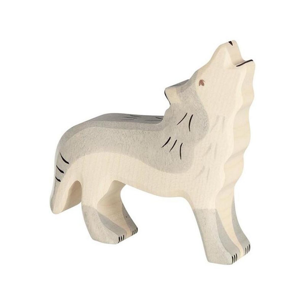 Holztiger Figurine Holztiger Loup hurlant