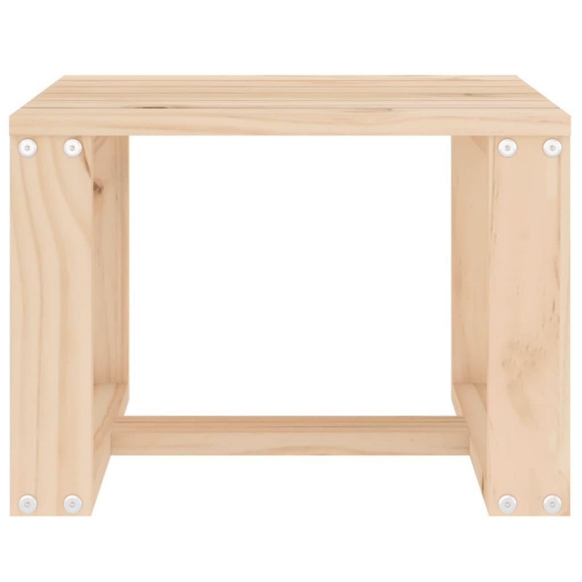 VIDAXL Table d'appoint de jardin 40x38x28,5 cm bois massif de pin