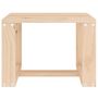 Voir la diapositive 3 : VIDAXL Table d'appoint de jardin 40x38x28,5 cm bois massif de pin