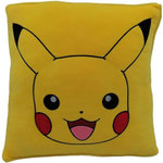 Pokemon Coussin premium - Carré - POKEMON - Pikachu - Microfibre - 40 cm