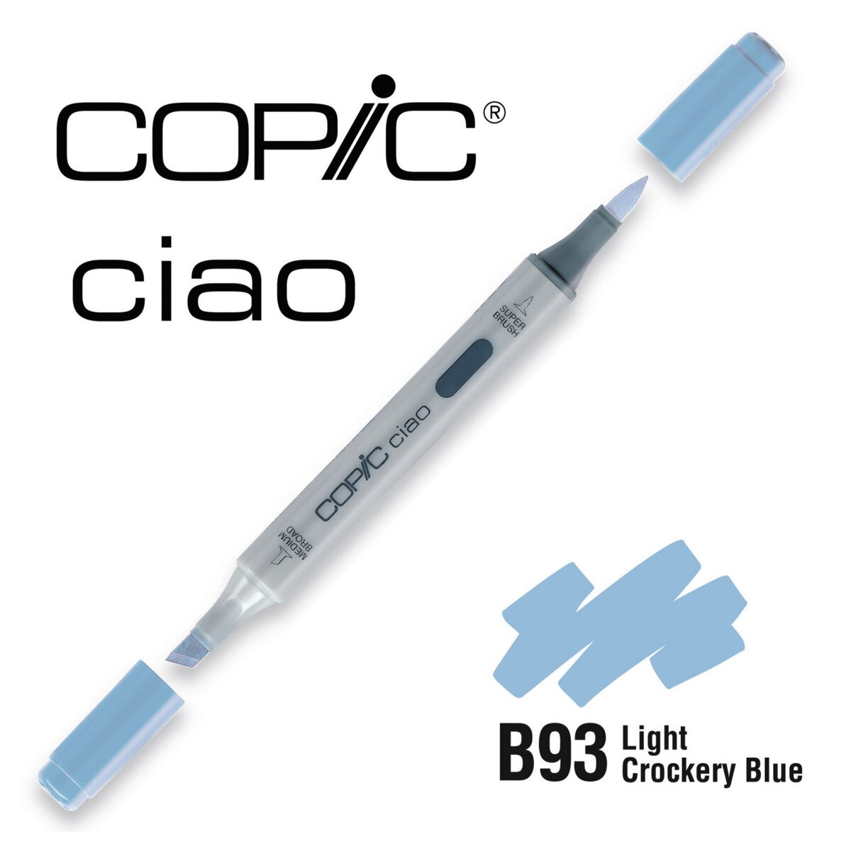 Copic Marqueur à l'alcool Copic Ciao B93 Light Crockery Blue