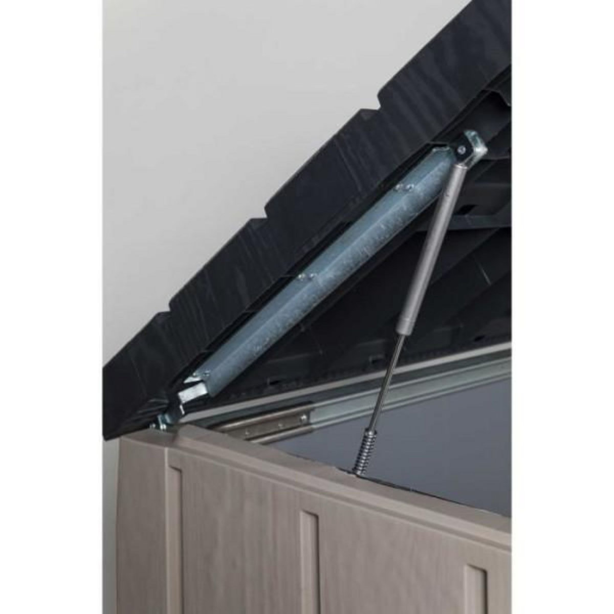 Toomax Coffre de jardin - TOOMAX - STORAWAY PLUS 2XL - Résine - Capacité 2270L - Taupe et marron