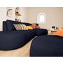 Voir la diapositive 3 : LISA DESIGN Santorini - module d'assise gauche - en tissu texturé