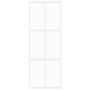 Voir la diapositive 4 : VIDAXL Porte coulissante blanc 76x205 cm verre trempe aluminium
