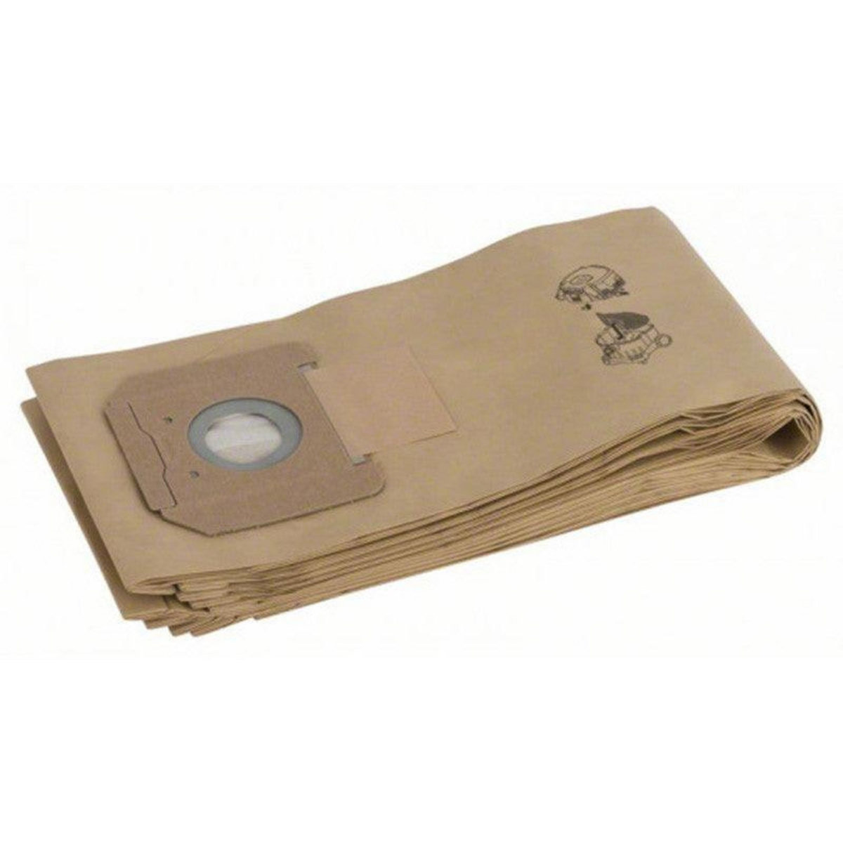 BOSCH Lot de 5 sac-filtres en papier BOSCH 2607432036 - Pour GAS 55 M AFC