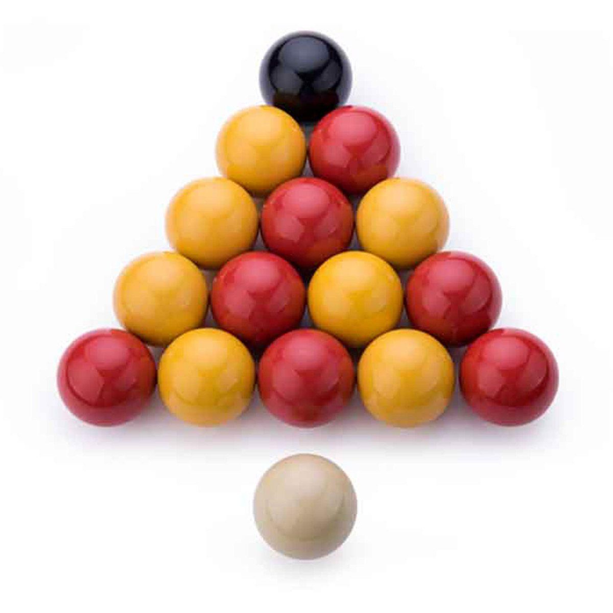 DE FAUGERES Lot de 16 Billes de Billard  8 Pool  5cm Multicolore