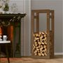 Voir la diapositive 3 : VIDAXL Support de bois de chauffage Marron miel 41x25x100cm Pin massif