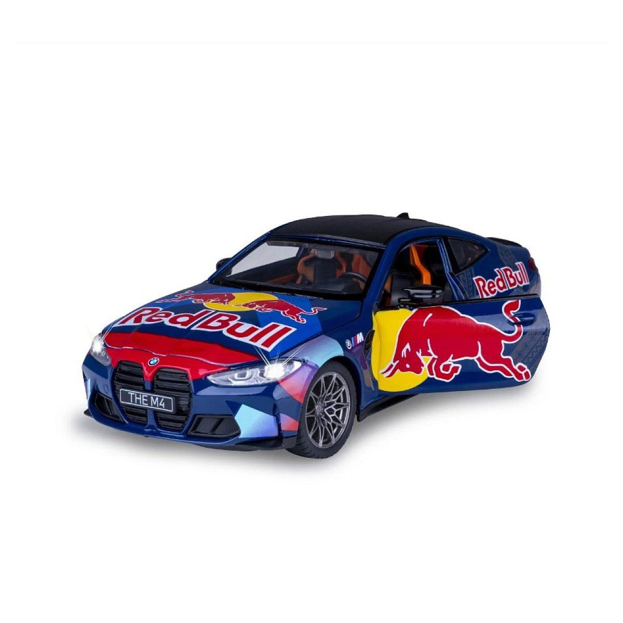 Jamara Bmw m4 miniature 1:24 bleue avec piles