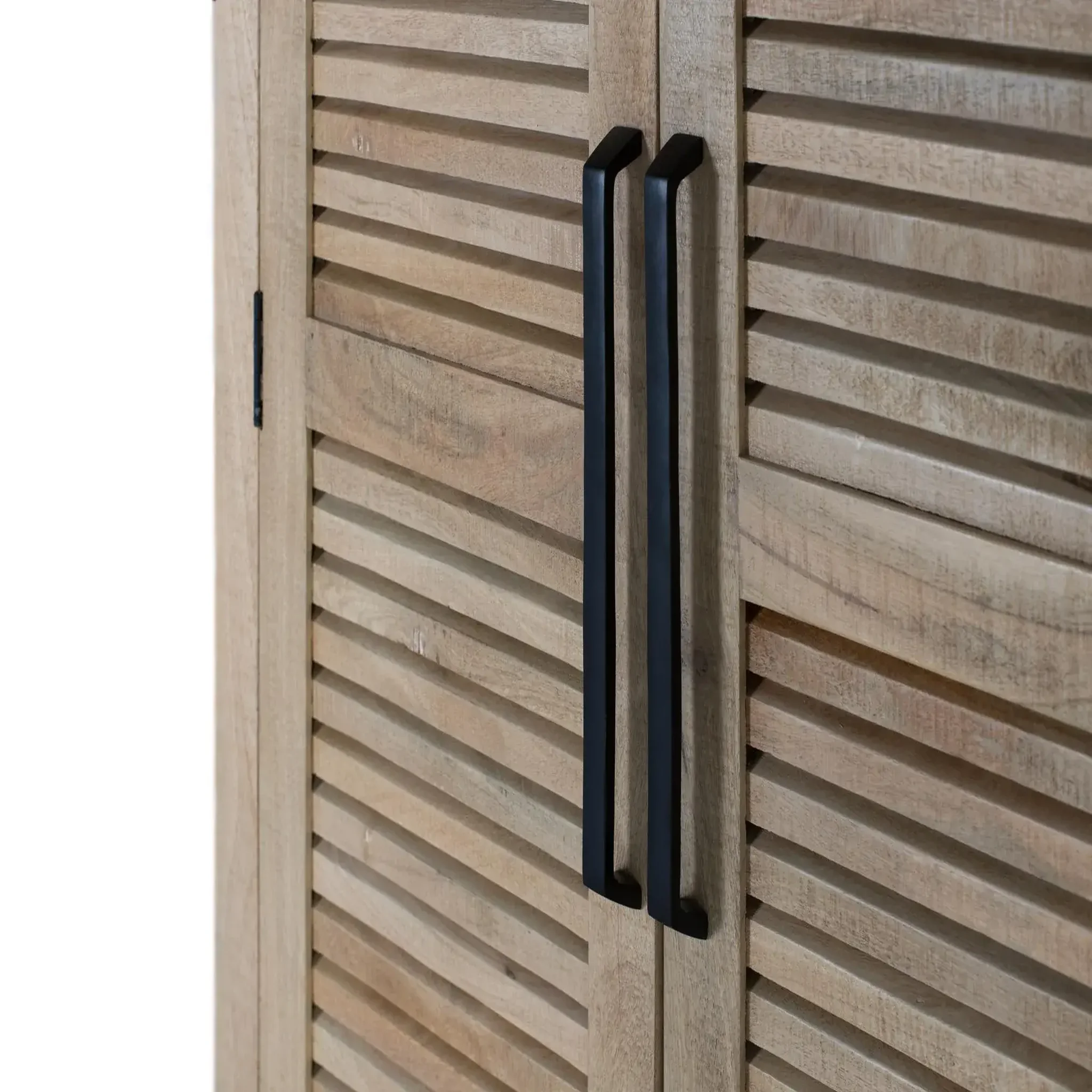 Voir la diapositive 3 : GINER Y COLOMER SL Armoire en bois de manguier 100cm style rustique contemporain
