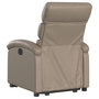 Voir la diapositive 4 : VIDAXL Fauteuil inclinable electrique cappuccino similicuir