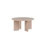 Voir la diapositive 3 : Paris Prix Table Basse Ronde Design  Askeron  80cm Naturel