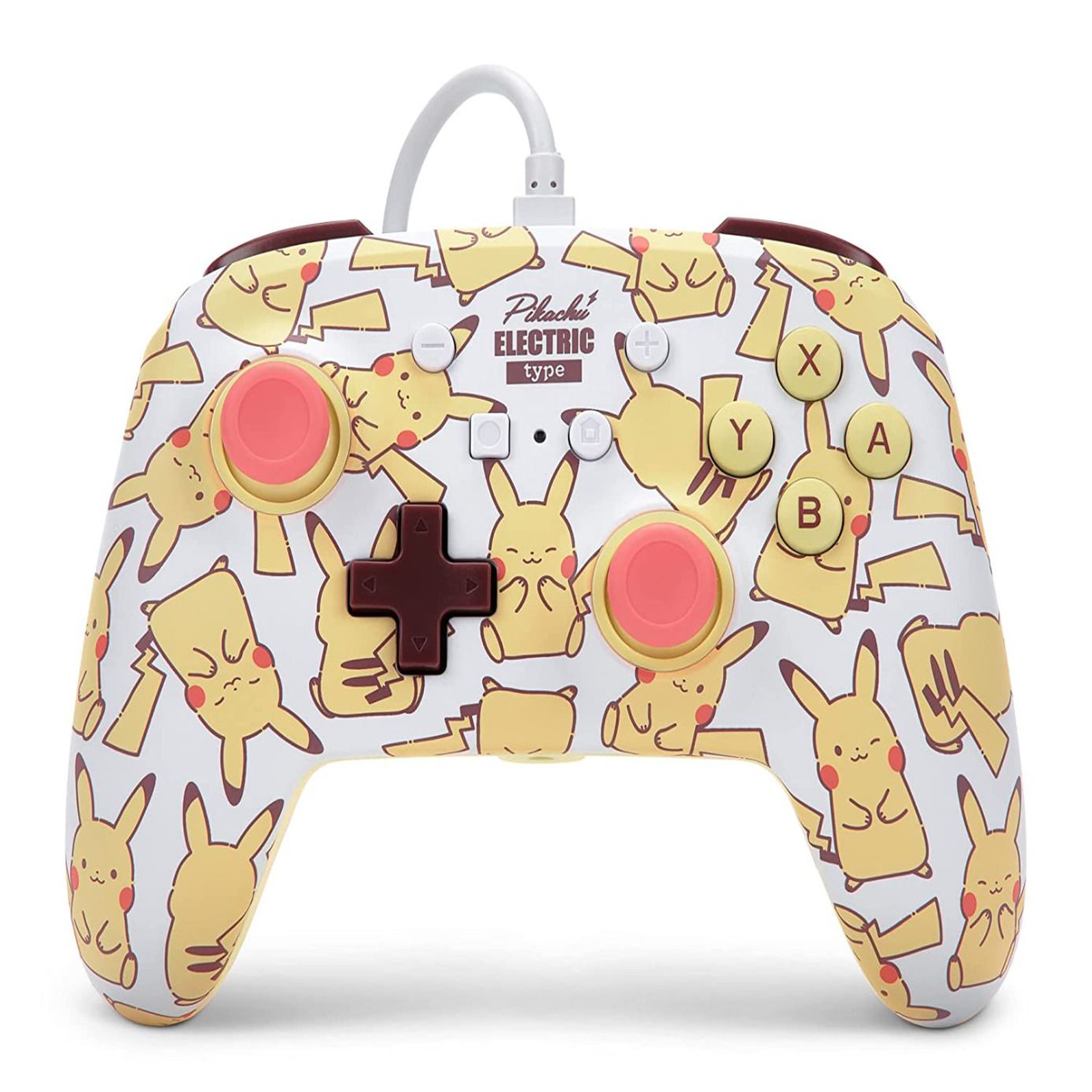 Manette filaire Pikachu Blush Nintendo Switch 
