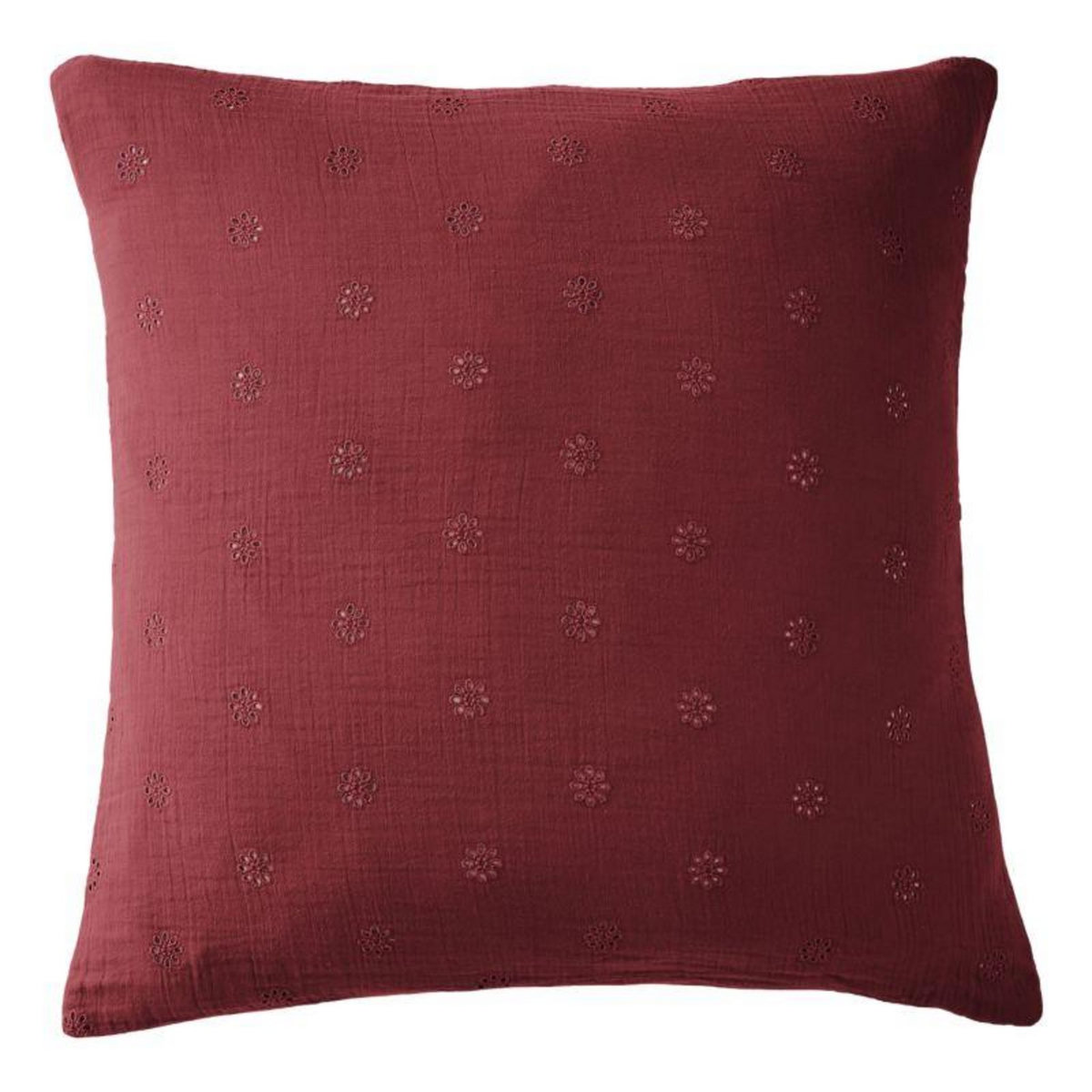 L EFFET PAPILLON Taie d'oreiller Brodée Déco  Gaïa Boho  60 x 60 cm & 50 x 70 cm  Gaze de Coton  l'Effet Papillon -  - 50 x 70 cm