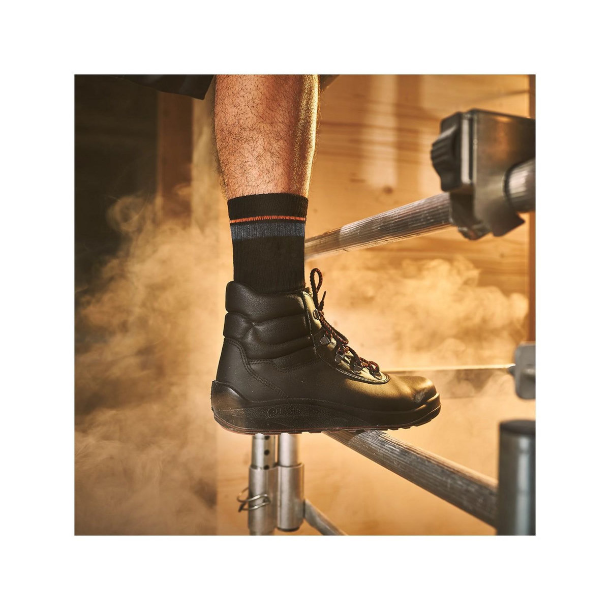 Black et Decker Lot de 6 Paires de Chaussettes hautes de travail DEK