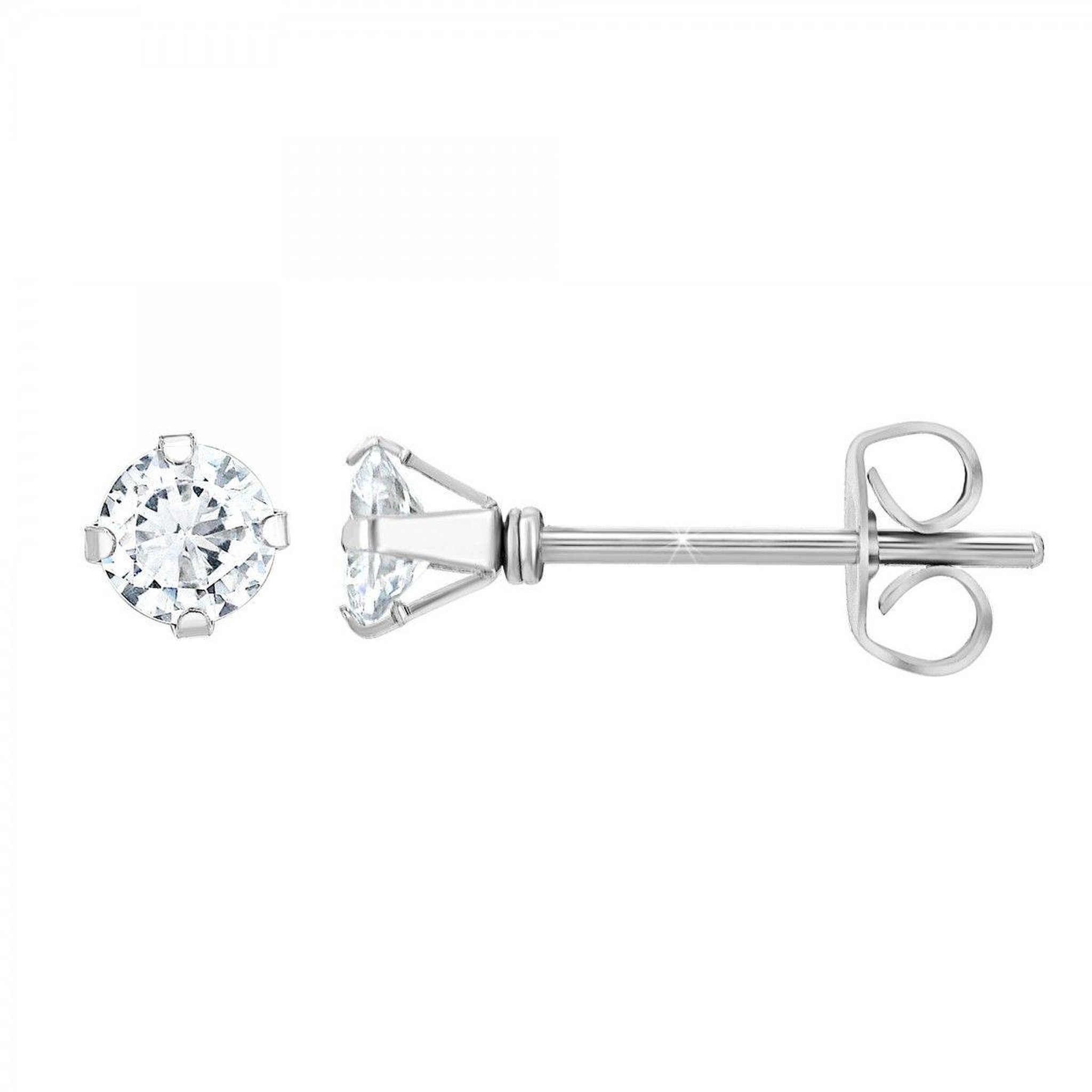 SC CRYSTAL Boucles d'oreilles SC Crystal ornées d'un Cristal scintillant