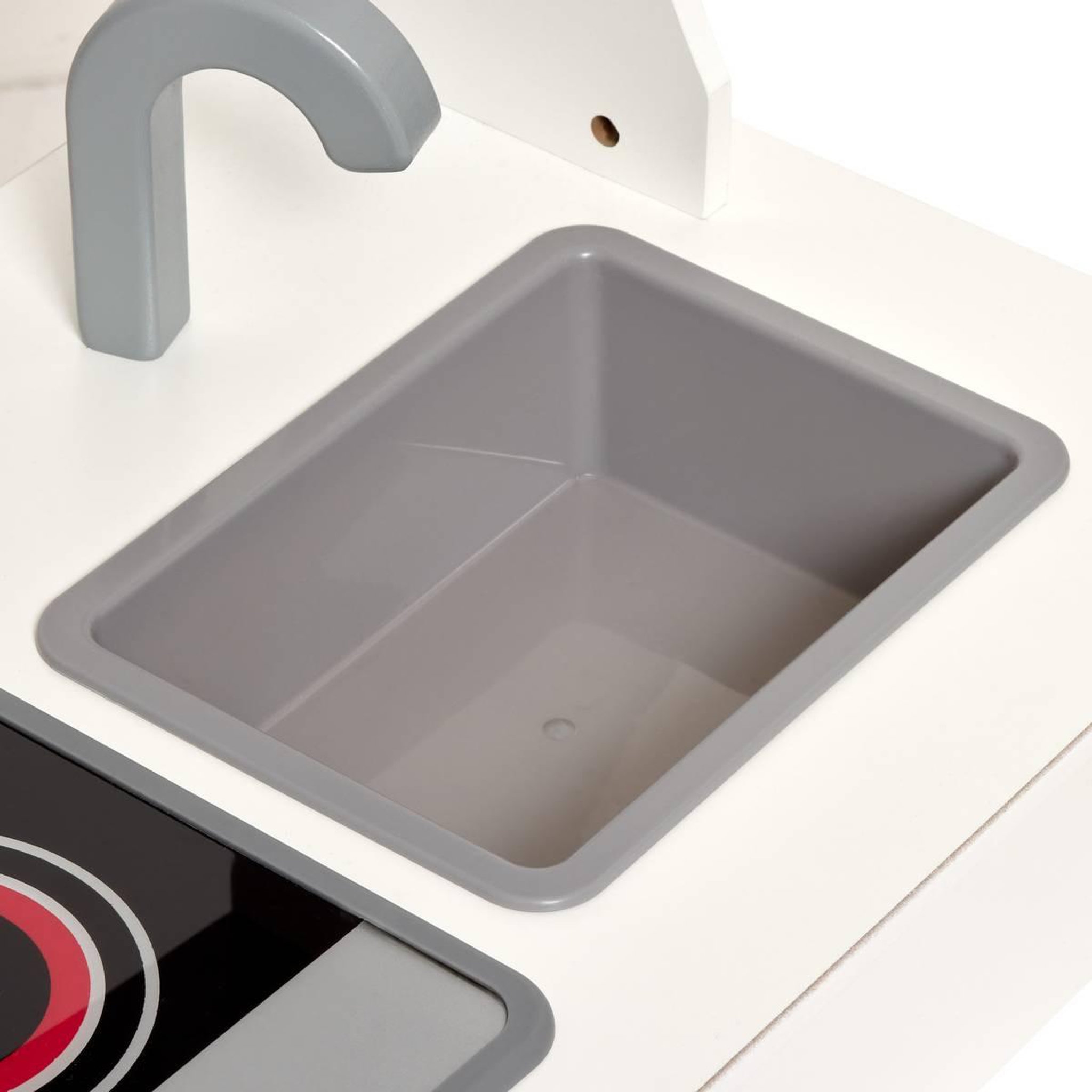 Voir la diapositive 5 : Atmosphera Kids Jeu Cuisine Enfant  Oren  84cm Blanc