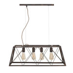 Paris Prix Plafonnier en Métal  Industry  78cm Noir