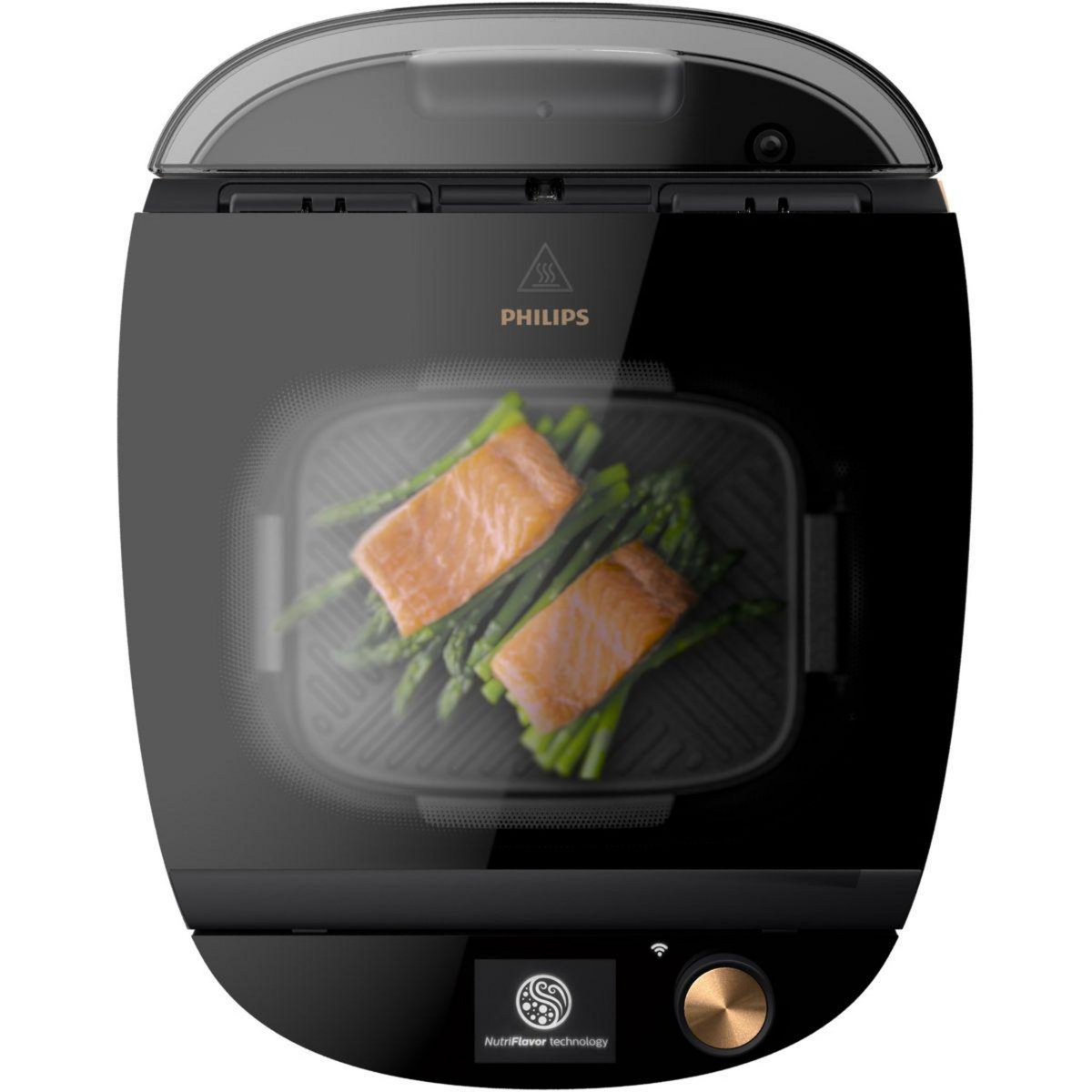 Philips Multicuiseur Air Cooker connecté Séries 7000 NX0960/96 7 L, 300 recettes préprogrammées