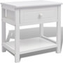 Voir la diapositive 2 : VIDAXL Table de chevet Bois Blanc