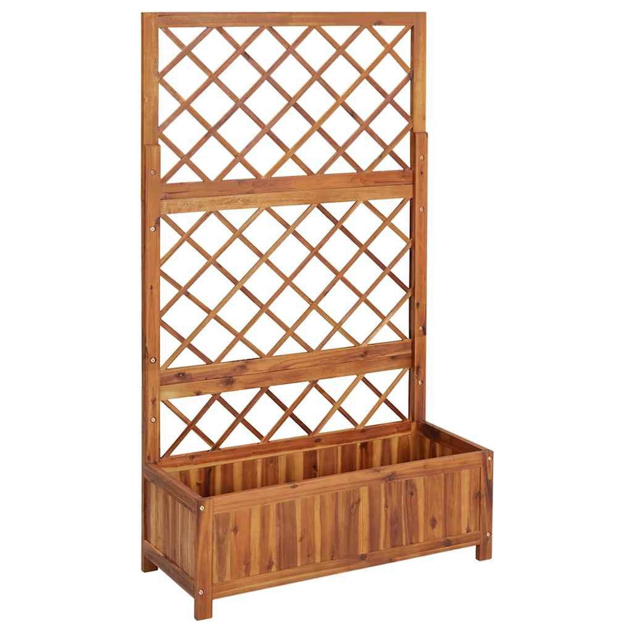 Voir la diapositive 2 : VIDAXL Lit sureleve avec treillis 85x38x150 cm bois massif d'acacia