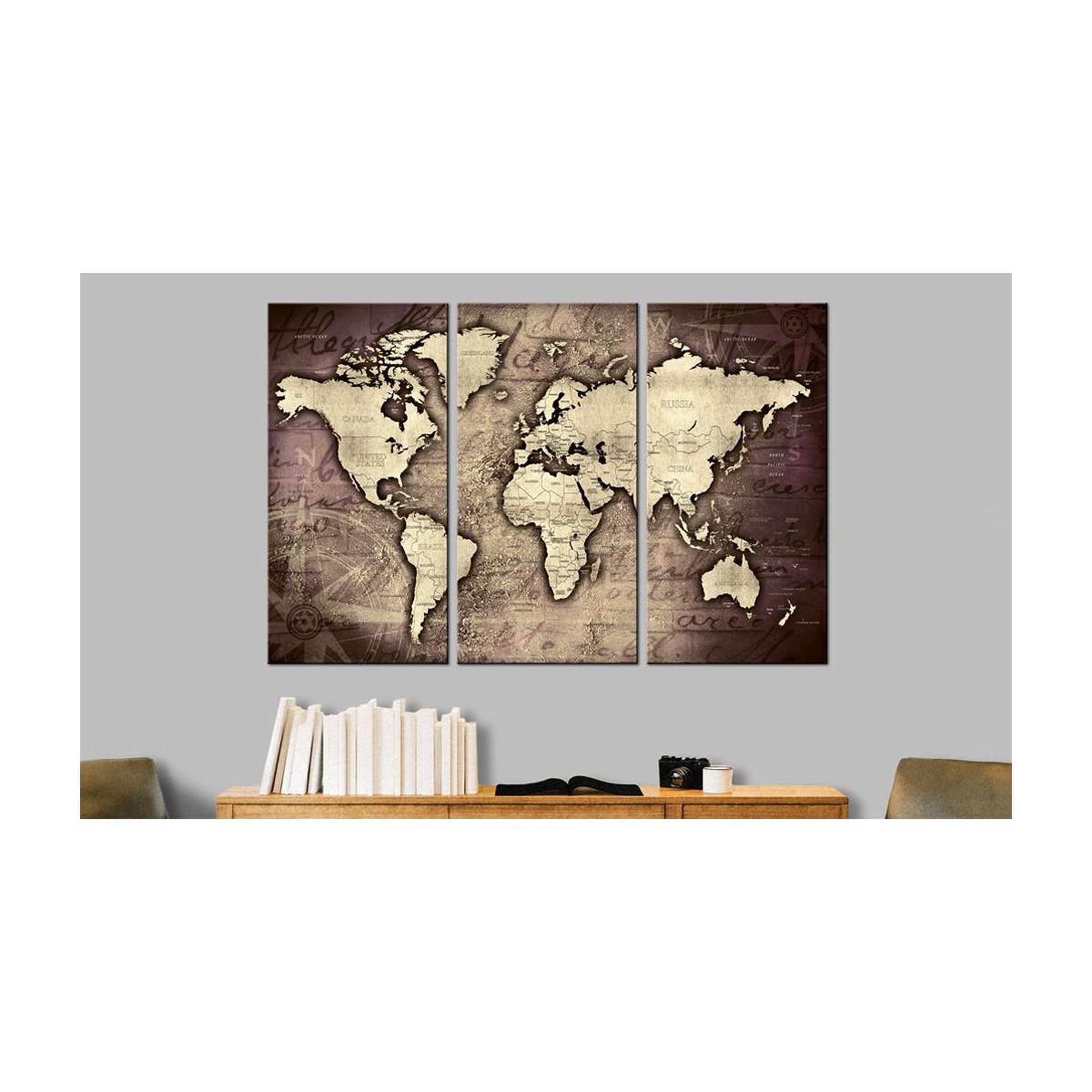 Voir la diapositive 2 : Paris Prix Tableau Imprimé  Golden Travels