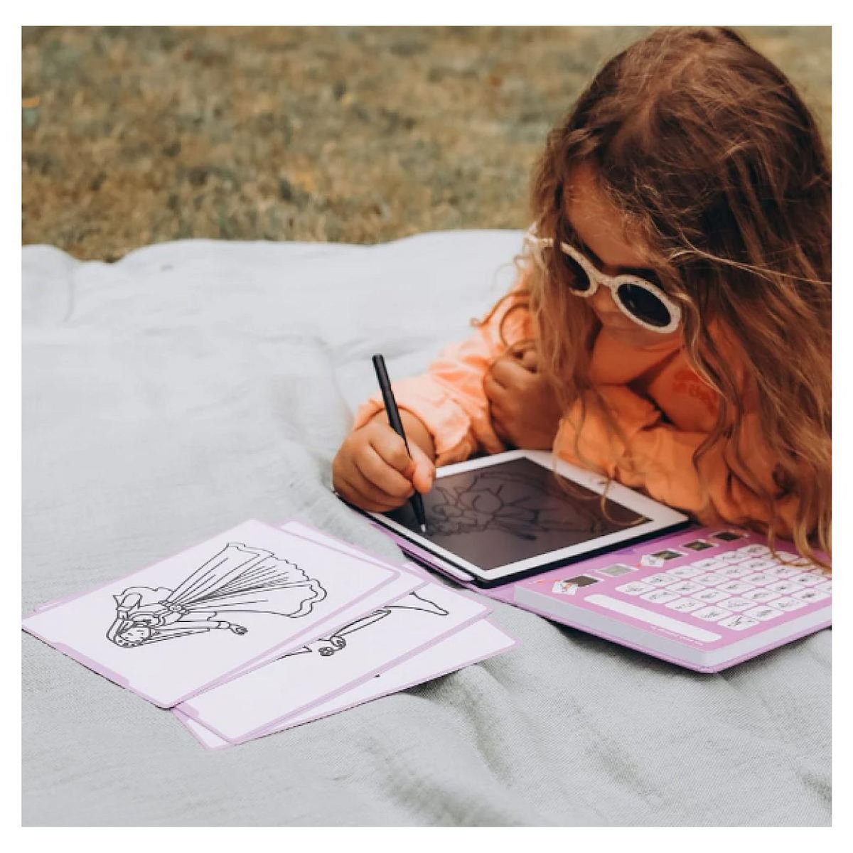 KIDYWOLF KIDYDRAW - Tablette a dessin Princesses