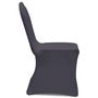 Voir la diapositive 4 : VIDAXL Housse de chaise extensible 4 pcs Anthracite