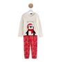 Voir la diapositive 1 : IN EXTENSO Ensemble pyjama peluche pingouin noël fille