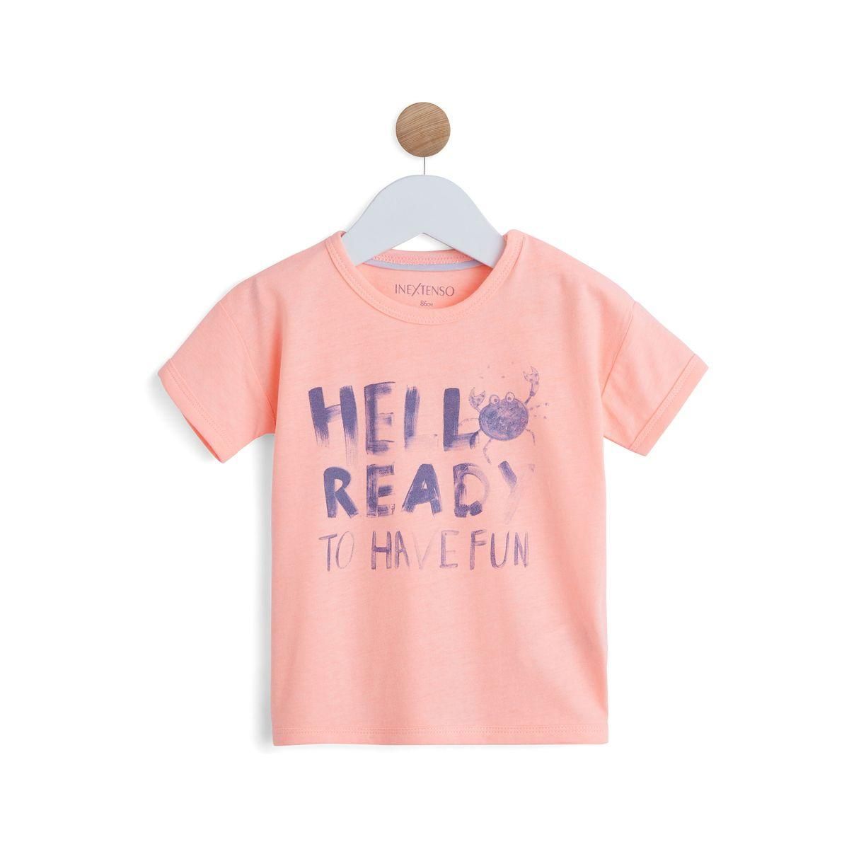 IN EXTENSO T-shirt manches courtes hello ready bébé garçon