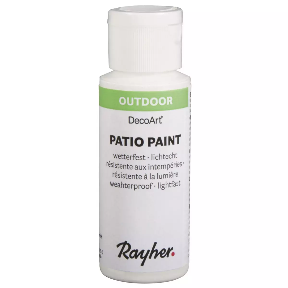 Rayher Patio Paint, blanc, flacon 59 ml