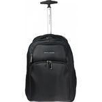 David Jones Sac à dos à roulettes porte-ordinateur 15.6. Coloris disponibles : Noir