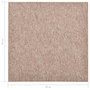 Voir la diapositive 6 : VIDAXL Dalles de tapis de sol 20 pcs 5 m^2 50x50 cm Beige