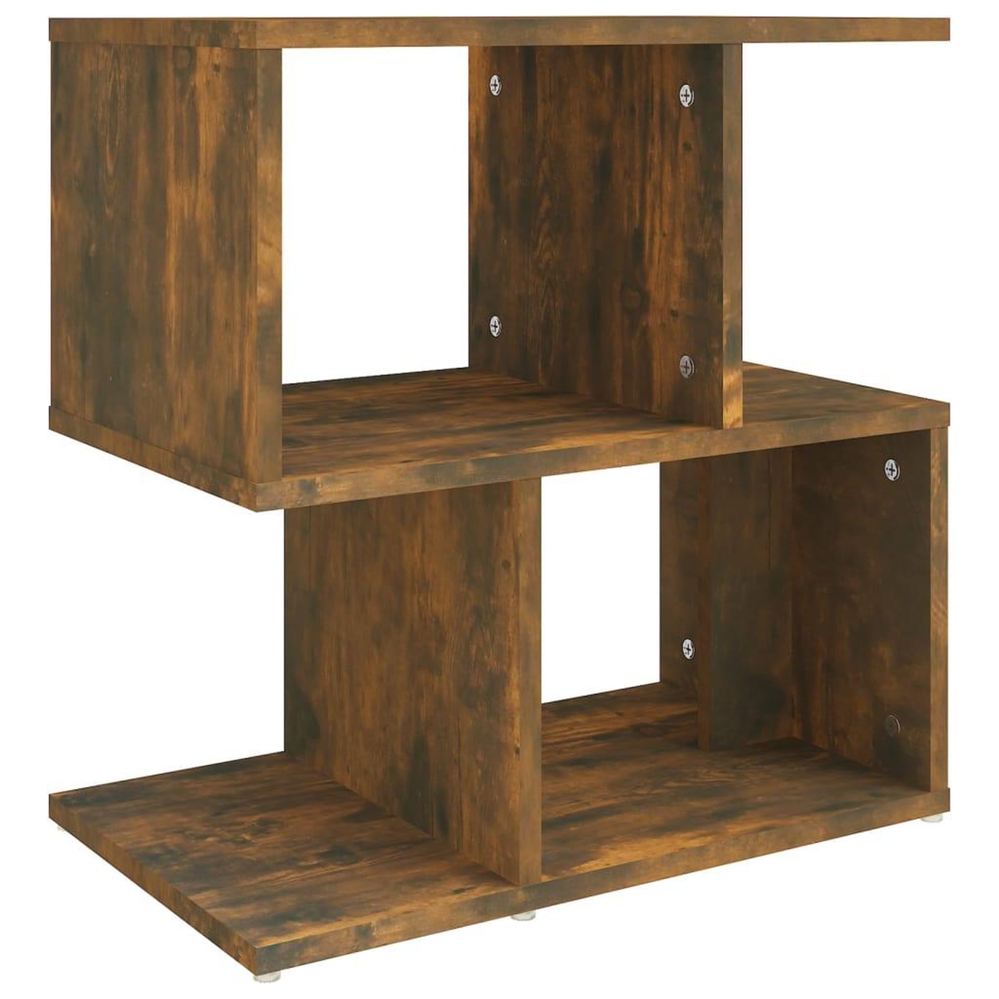 Voir la diapositive 2 : VIDAXL Table de chevet Chene fume 50x30x51,5 cm Bois d'ingenierie