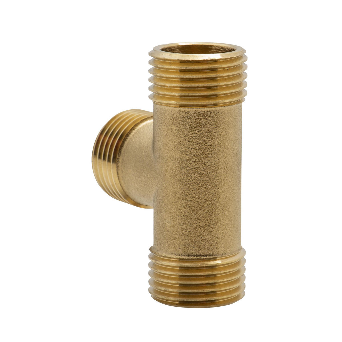 RAIN Raccord té laiton mâle - mâle 1-2