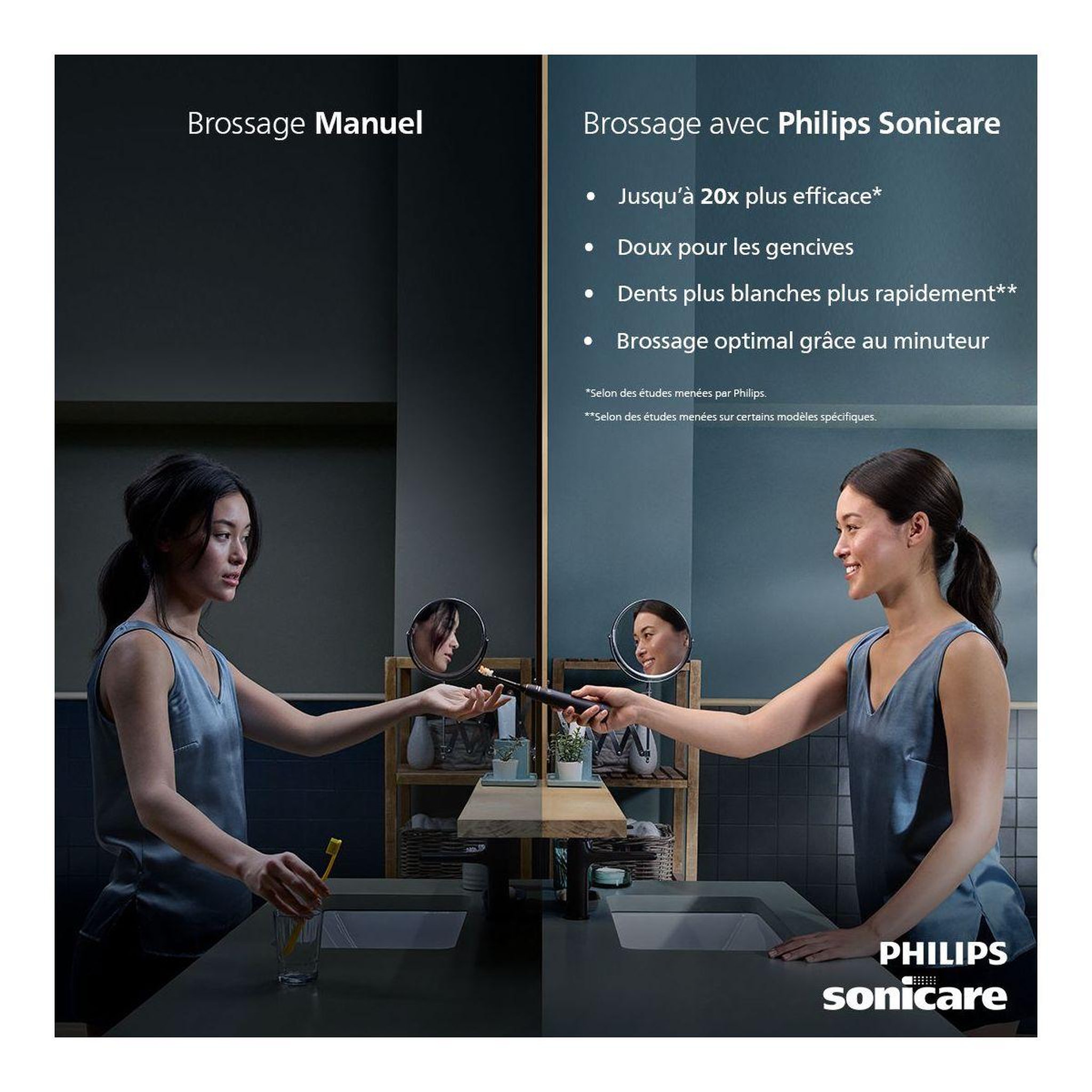 Voir la diapositive 5 : Philips Brosse à dents électrique sonicare 2000 series hx3651/13