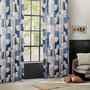 Voir la diapositive 1 : ATMOSPHERA Rideau Occultant à Œillets  Elena  135x260cm Bleu