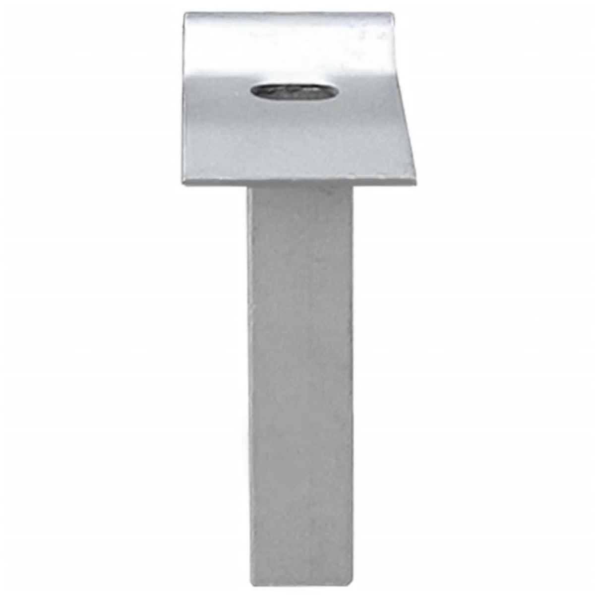 VIDAXL Portail en maille de jardin Acier galvanise 400 x 175 cm Gris