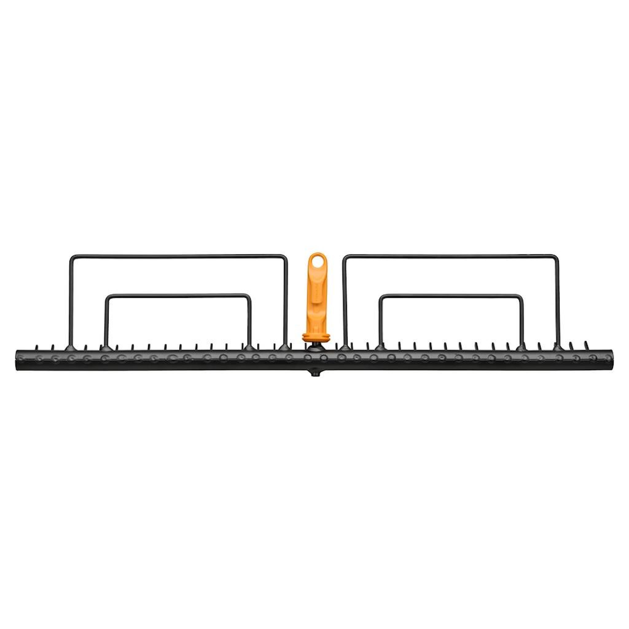 Fiskars Râteau à gazon - oneclick 57 cm - ramassage feuilles et déchets de jardin