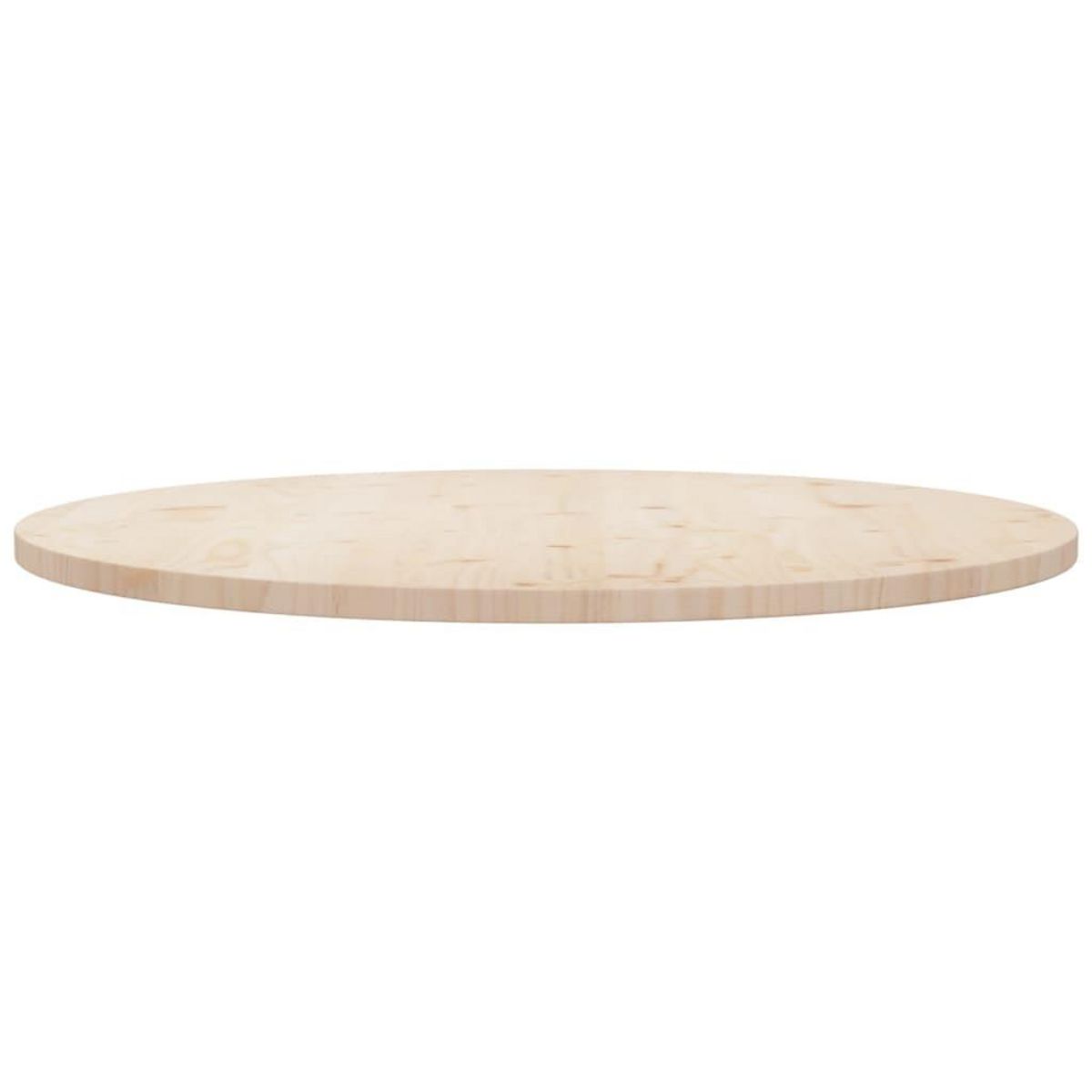 VIDAXL Dessus de table Ø90x2,5 cm Bois de pin massif