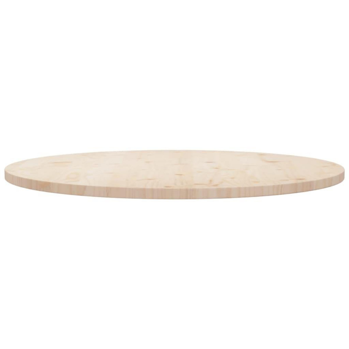 VIDAXL Dessus de table Ø90x2,5 cm Bois de pin massif