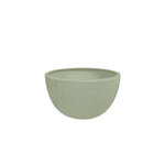 Eda Pot de fleurs vasque Basalt Up Ø 24,5 x 10,5 cm - 3,3 L - Vert amande - Eda